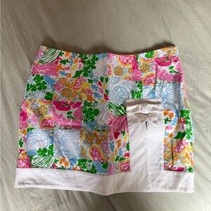 Lilly Pulitzer Multicolor Patchwork Skirt